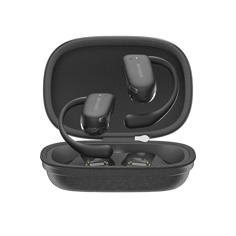 Écouteur à conduction en plein air sans fil Bluetooth 5.3 avec crochet d'oreille