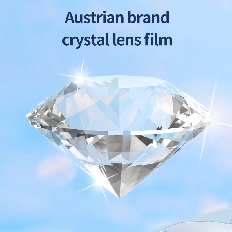 Mode OEM Autriche Diamants Colorés Anti-Scratch Verre Trempé Iphone Protecteur D'objectif De Caméra